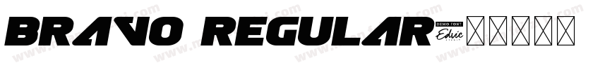 Bravo Regular字体转换